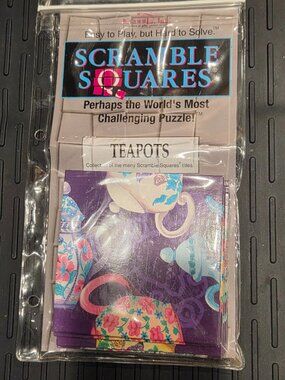 Scramble Squares Teapots Puzzle - 9 Puzzle Pieces - In Original Packaging
